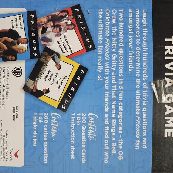 FRIENDS Trivia Game - Picture 2 of 2